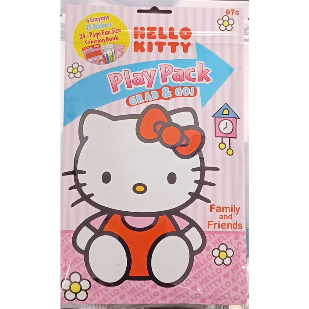 Hello Kitty Play Pack Grab & Go! NEW SEALED 2014